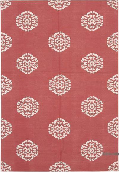 New Dhurrie Rug - 5' 11" x 8' 9" (71" x 105")