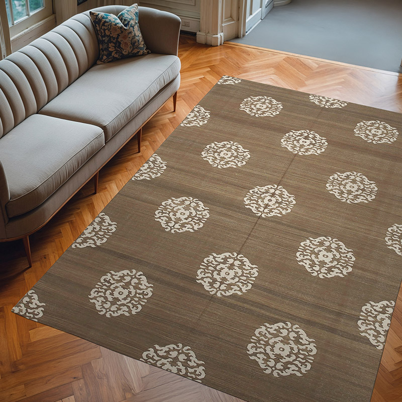 Nueva alfombra Dhurrie - 191 cm x 271 cm - K0037238