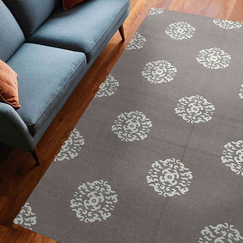New Dhurrie Rug - 6' 1" x 8' 9" (73" x 105") - K0037240