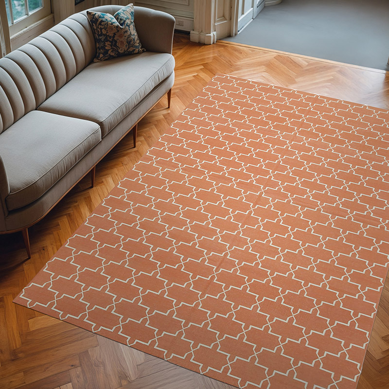 Nueva alfombra Dhurrie - 196 cm x 279 cm - K0037246