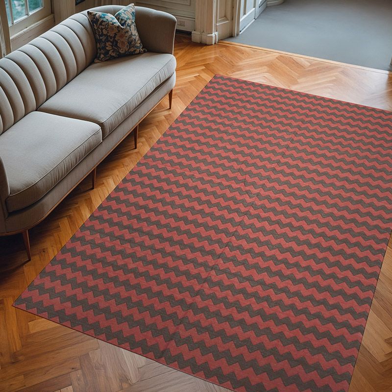 Nueva alfombra Dhurrie - 182 cm x 271 cm - K0037248