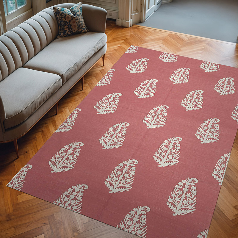 New Dhurrie Rug - 5' 11" x 8' 11" (71" x 107") - K0037255