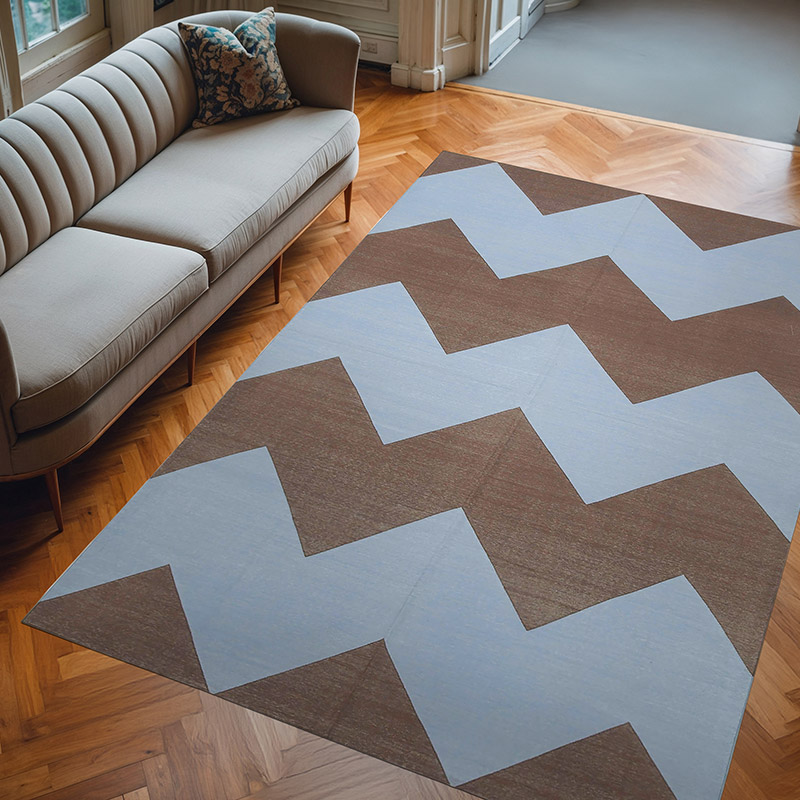 New Dhurrie Rug - 6' 3" x 8' 10" (75" x 106") - K0037288