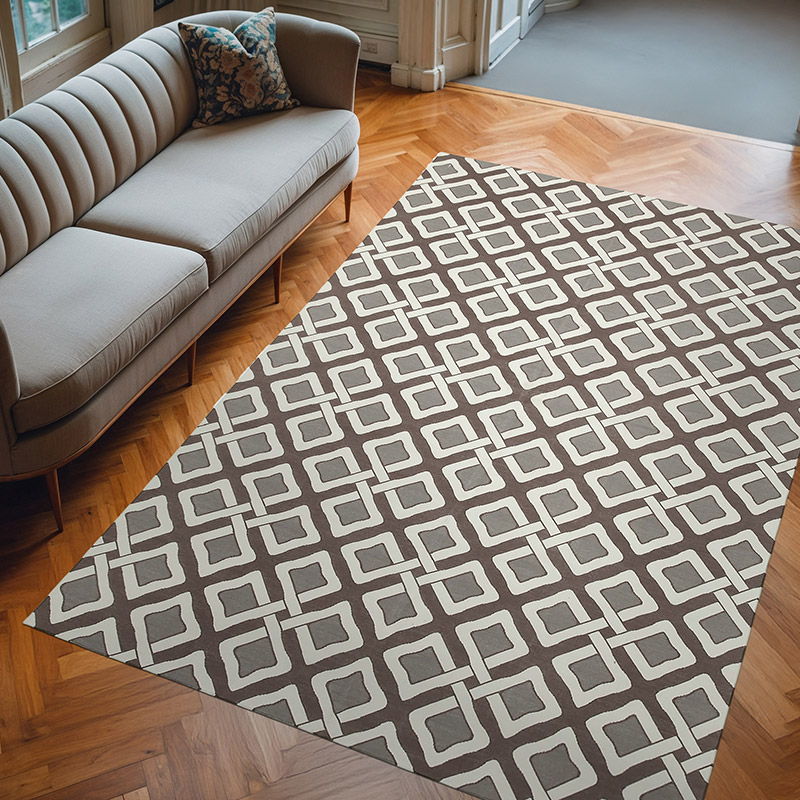 Nueva alfombra Dhurrie - 187 cm x 274 cm - K0037304