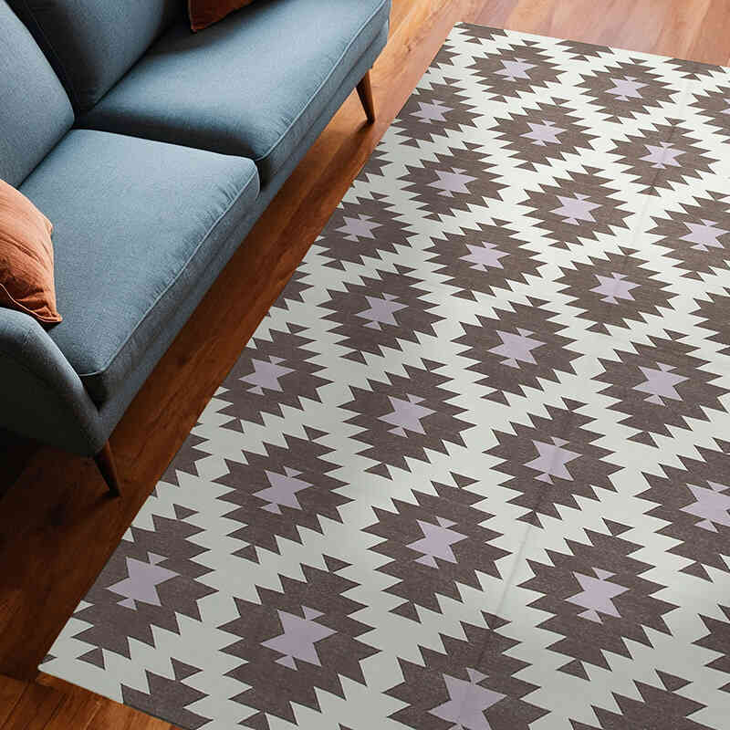 New Dhurrie Rug - 6'  x 8' 8" (72" x 104") - K0037314