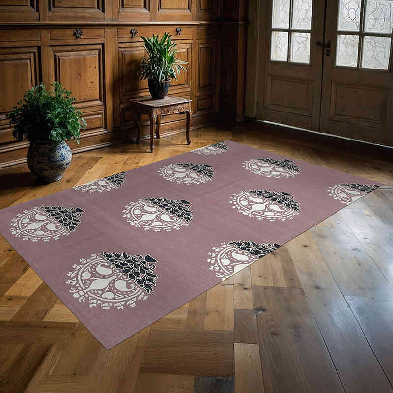 New Dhurrie Rug - 5'  x 7' 11" (60" x 95") - K0037318