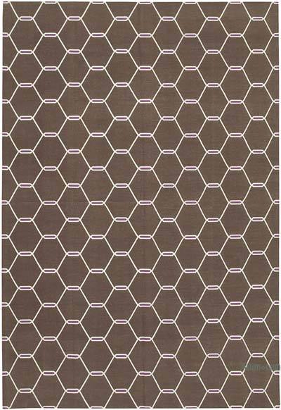 New Dhurrie Rug - 6'  x 8' 8" (72" x 104")