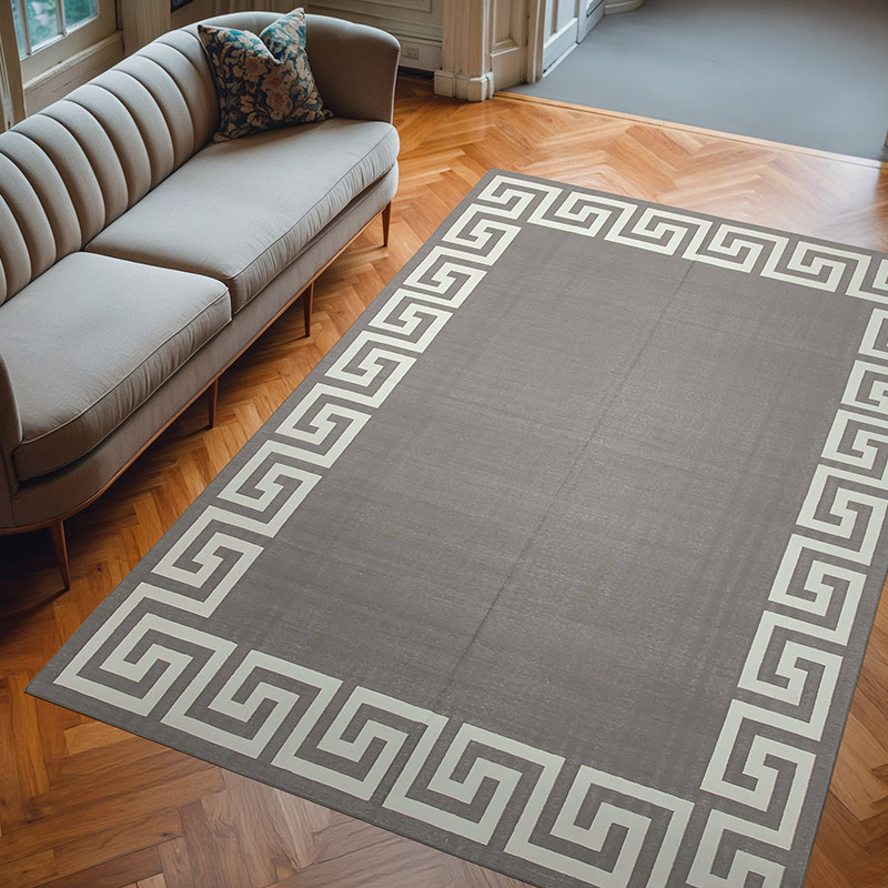 New Dhurrie Rug - 6' 1" x 8' 10" (73" x 106") - K0037328
