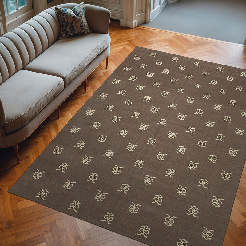 New Dhurrie Rug - 6' 1" x 8' 10" (73" x 106") - K0037330