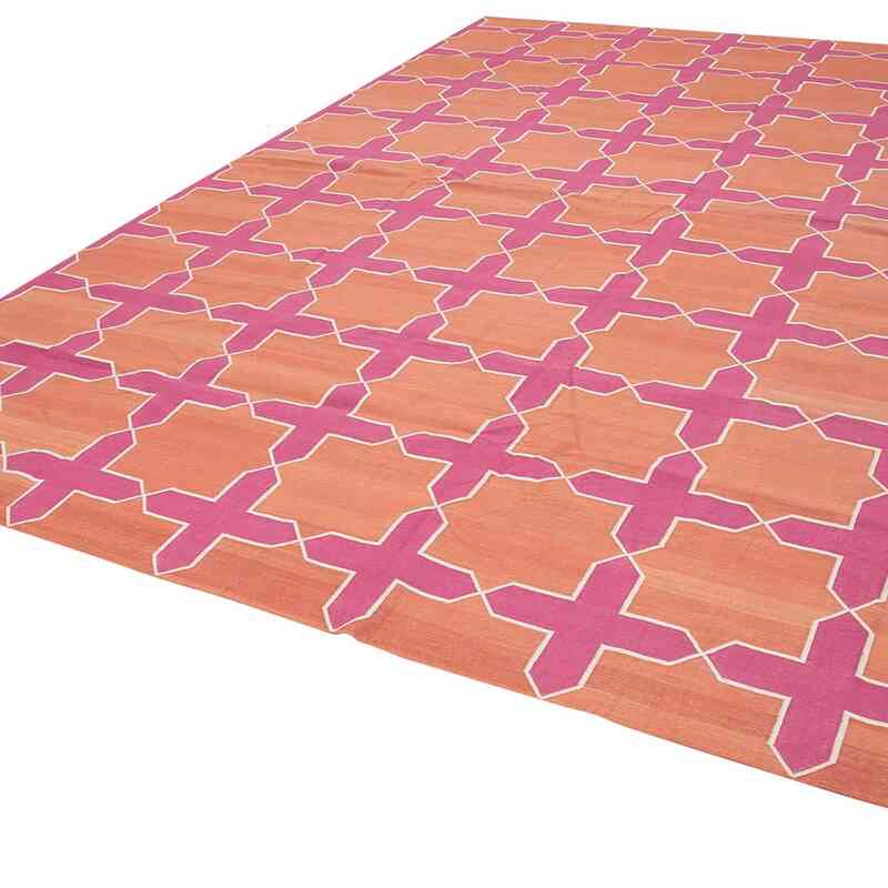 Nueva alfombra Dhurrie - 307 cm x 418 cm - K0037332