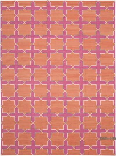 New Dhurrie Rug - 10' 1" x 13' 9" (121" x 165")