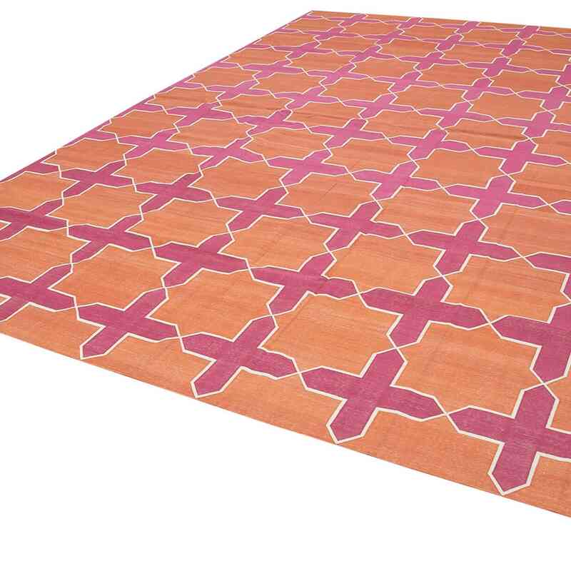 Nueva alfombra Dhurrie - 306 cm x 420 cm - K0037333