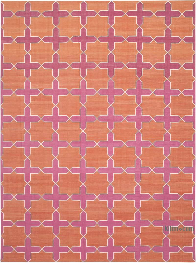 Nueva alfombra Dhurrie - 306 cm x 420 cm - K0037333