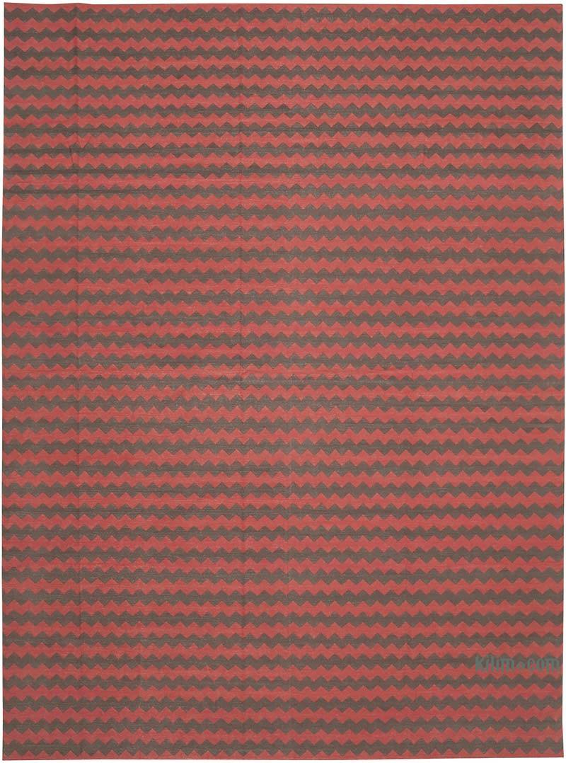 Nueva alfombra Dhurrie - 306 cm x 418 cm - K0037338