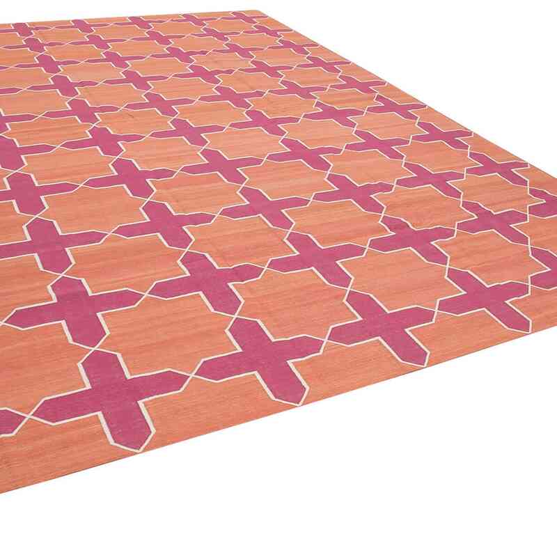 Nueva alfombra Dhurrie - 314 cm x 430 cm - K0037346
