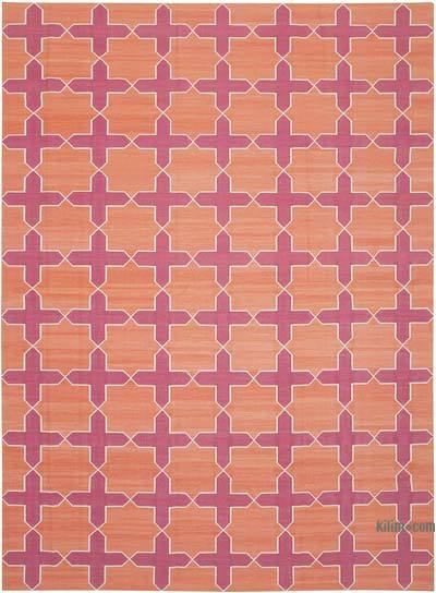 New Dhurrie Rug - 10' 4" x 14' 1" (124" x 169")