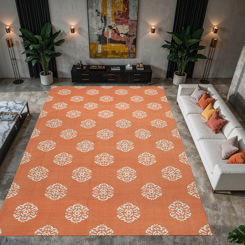 New Dhurrie Rug - 10'  x 13' 10" (120" x 166") - K0037349