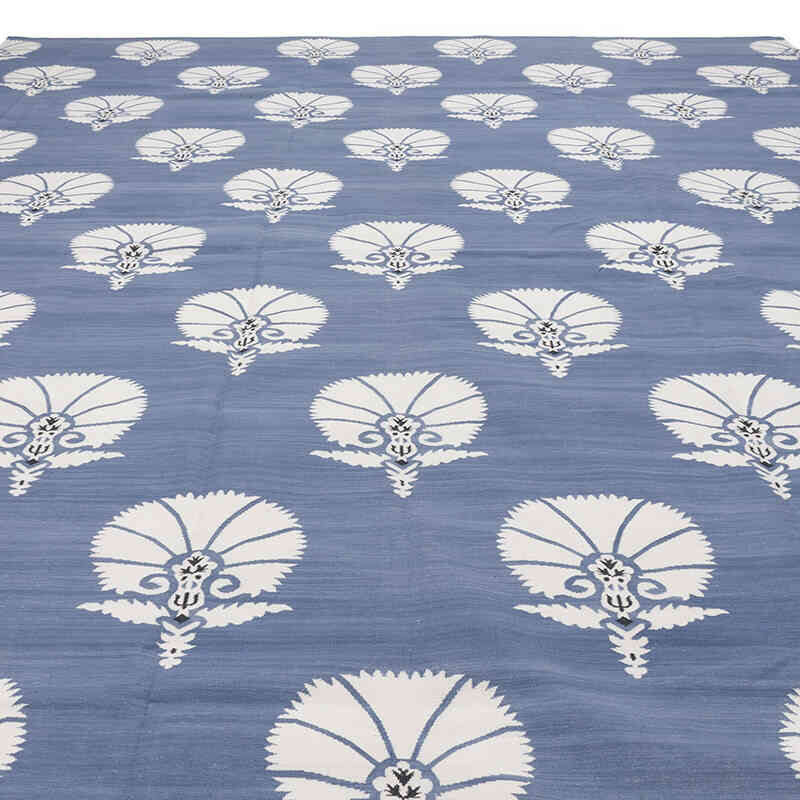 New Dhurrie Rug - 10' 2" x 14' 1" (122" x 169") - K0037351