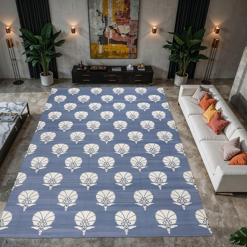 New Dhurrie Rug - 10' 2" x 14' 1" (122" x 169") - K0037351