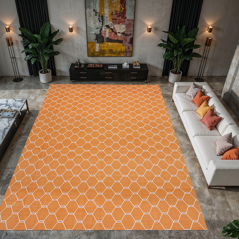 Nueva alfombra Dhurrie - 310 cm x 421 cm - K0037354