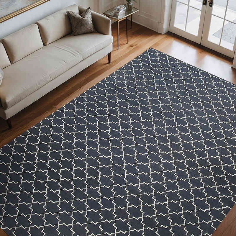 Nueva alfombra Dhurrie - 280 cm x 365 cm - K0037355