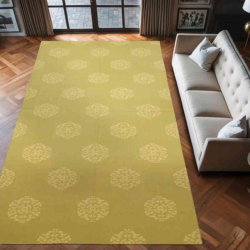 Nueva alfombra Dhurrie - 220 cm x 404 cm - K0037357