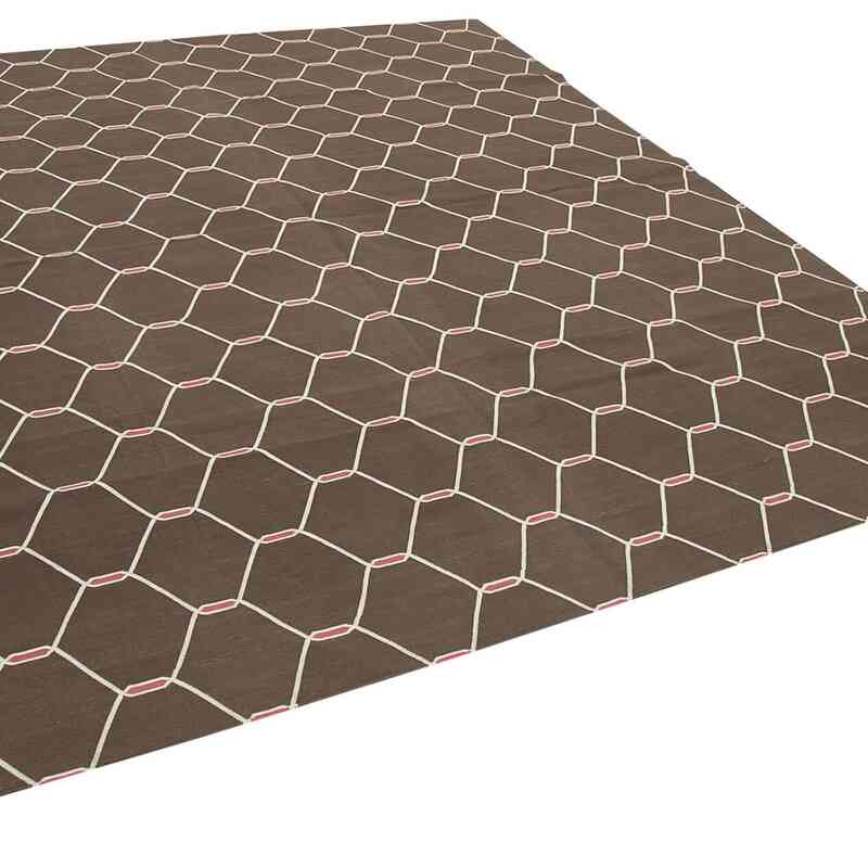 Nueva alfombra Dhurrie - 247 cm x 298 cm - K0037359