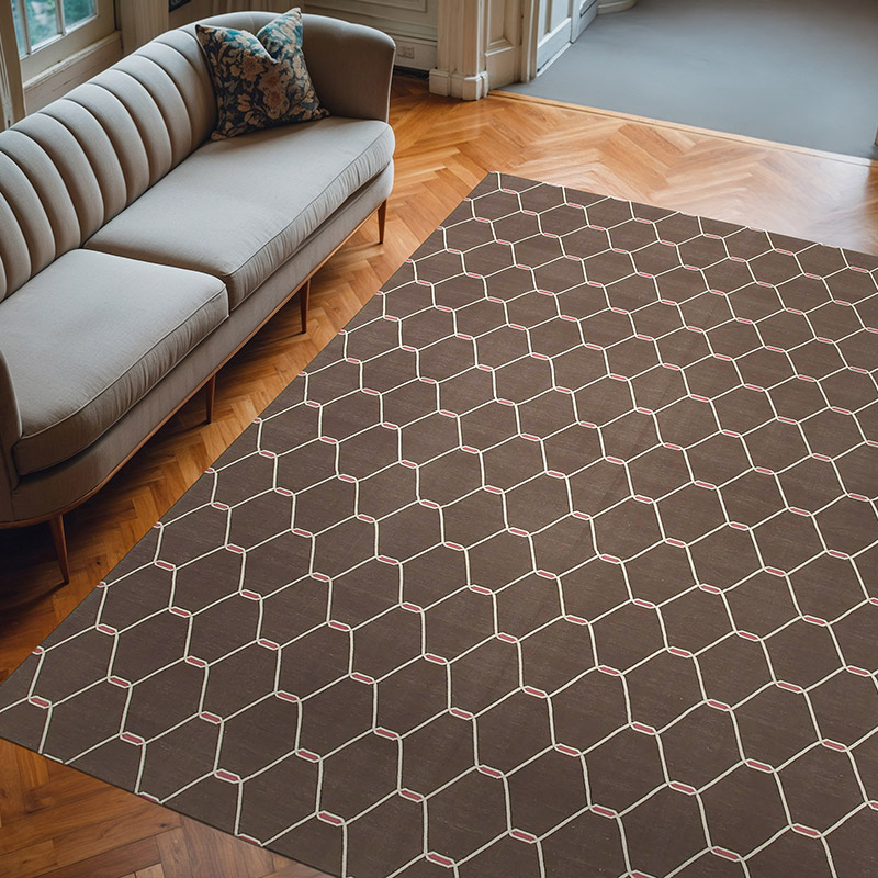Nueva alfombra Dhurrie - 247 cm x 298 cm - K0037359
