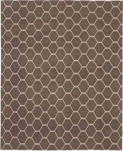 New Dhurrie Rug - 8' 1" x 9' 9" (97" x 117")