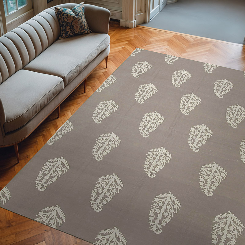 Nueva alfombra Dhurrie - 247 cm x 305 cm - K0037382