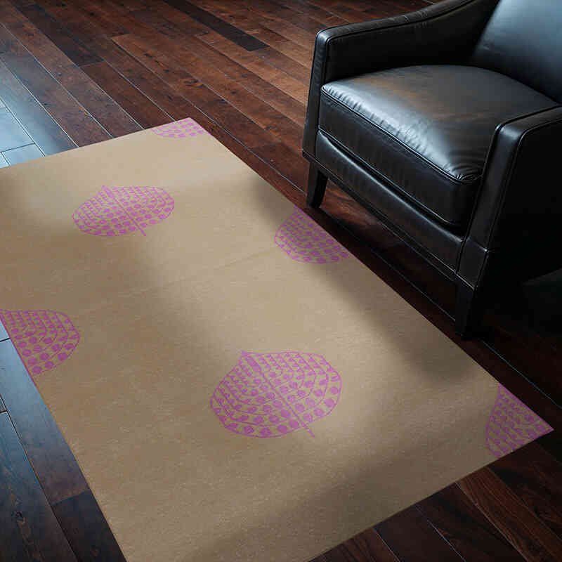 New Dhurrie Rug - 3' 7" x 5' 6" (43" x 66") - K0037386