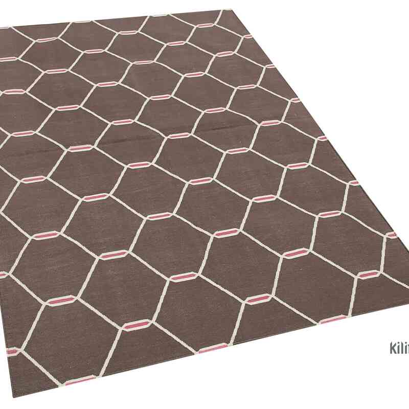 Nueva alfombra Dhurrie - 111 cm x 164 cm - K0037391