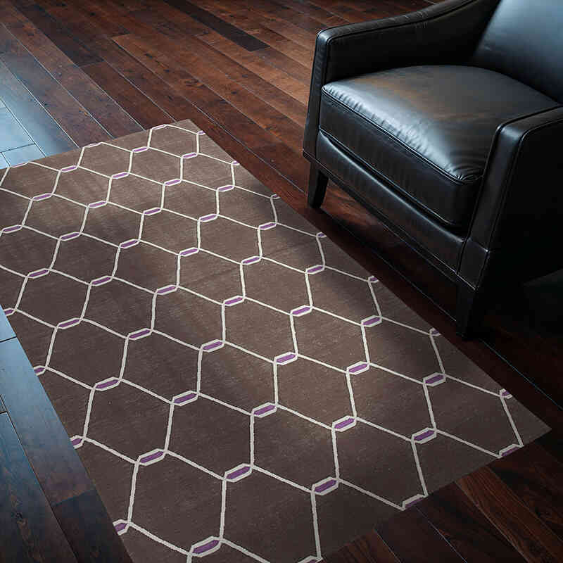 New Dhurrie Rug - 3' 7" x 5' 7" (43" x 67") - K0037395