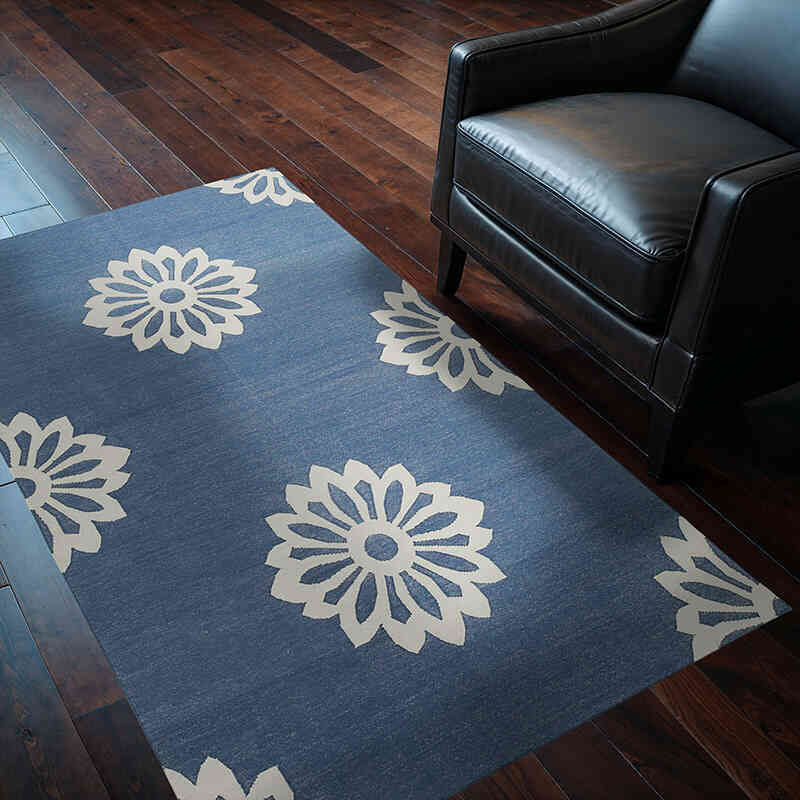 Nueva alfombra Dhurrie - 110 cm x 166 cm - K0037403