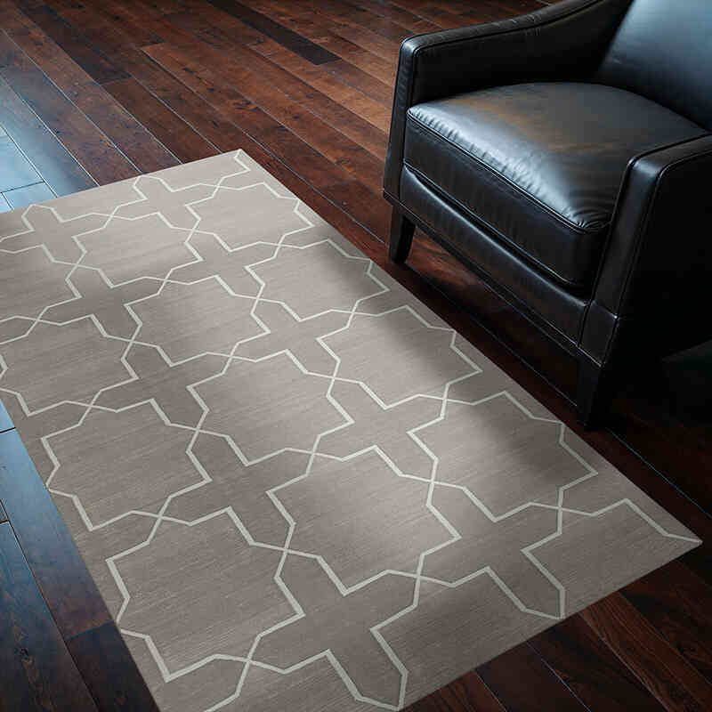 New Dhurrie Rug - 3' 8" x 5' 7" (44" x 67") - K0037406