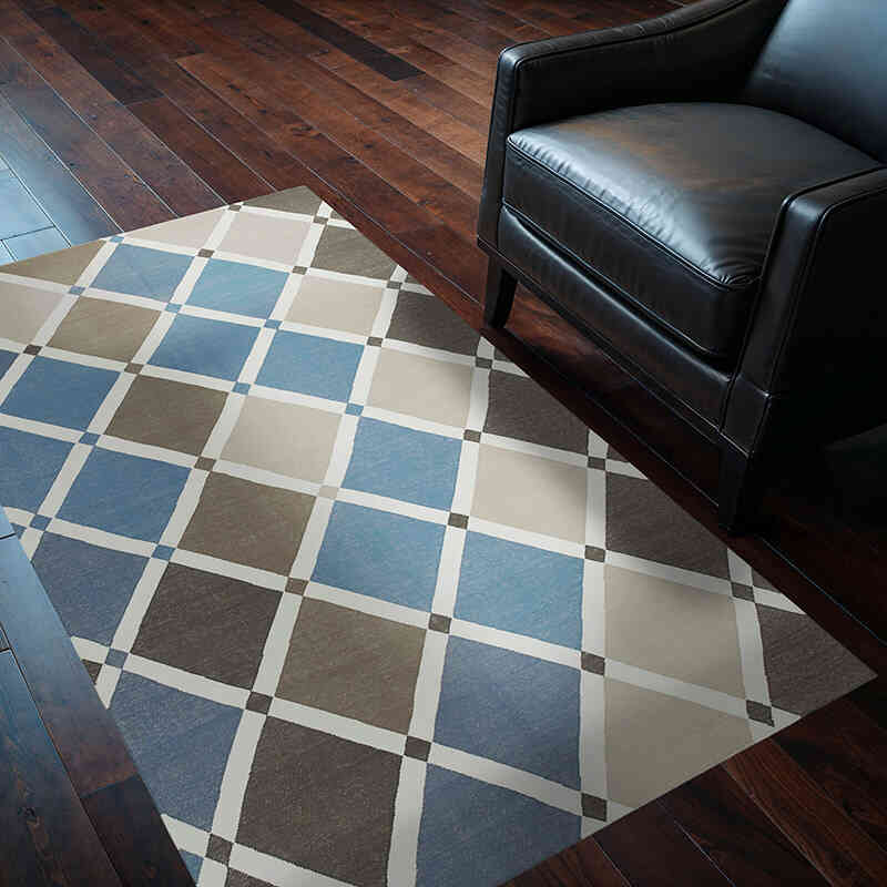 Nueva alfombra Dhurrie - 106 cm x 161 cm - K0037408