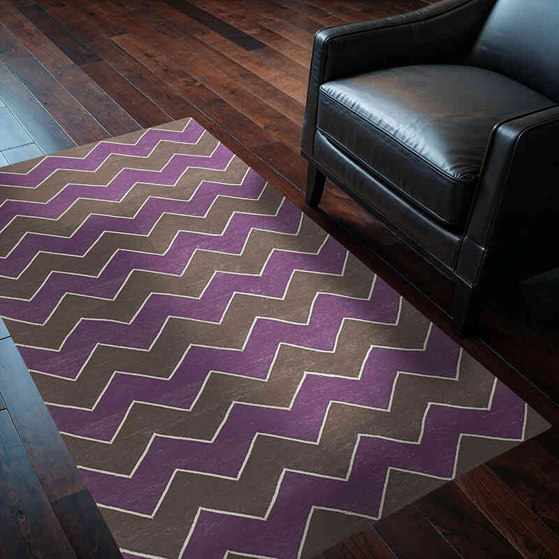 New Dhurrie Rug - 3' 7" x 5' 5" (43" x 65") - K0037410
