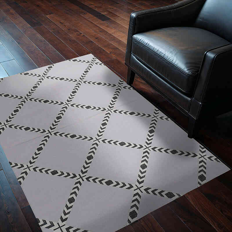 Nueva alfombra Dhurrie - 107 cm x 151 cm - K0037416