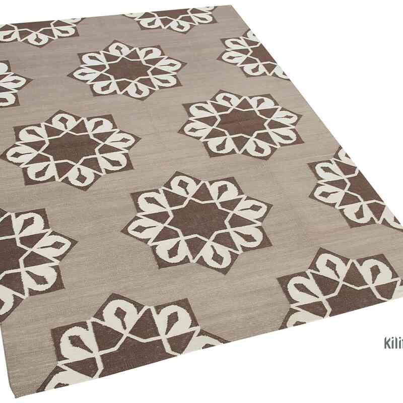 Nueva alfombra Dhurrie - 116 cm x 164 cm - K0037428