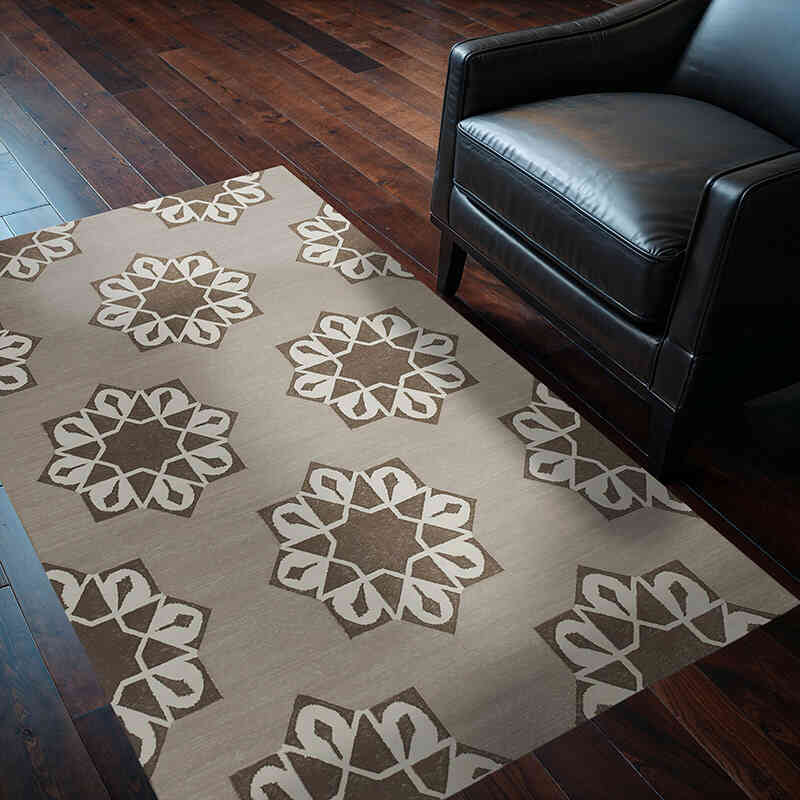Nueva alfombra Dhurrie - 116 cm x 164 cm - K0037428