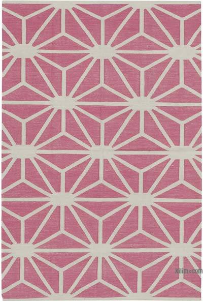 New Dhurrie Rug - 3' 7" x 5' 5" (43" x 65")