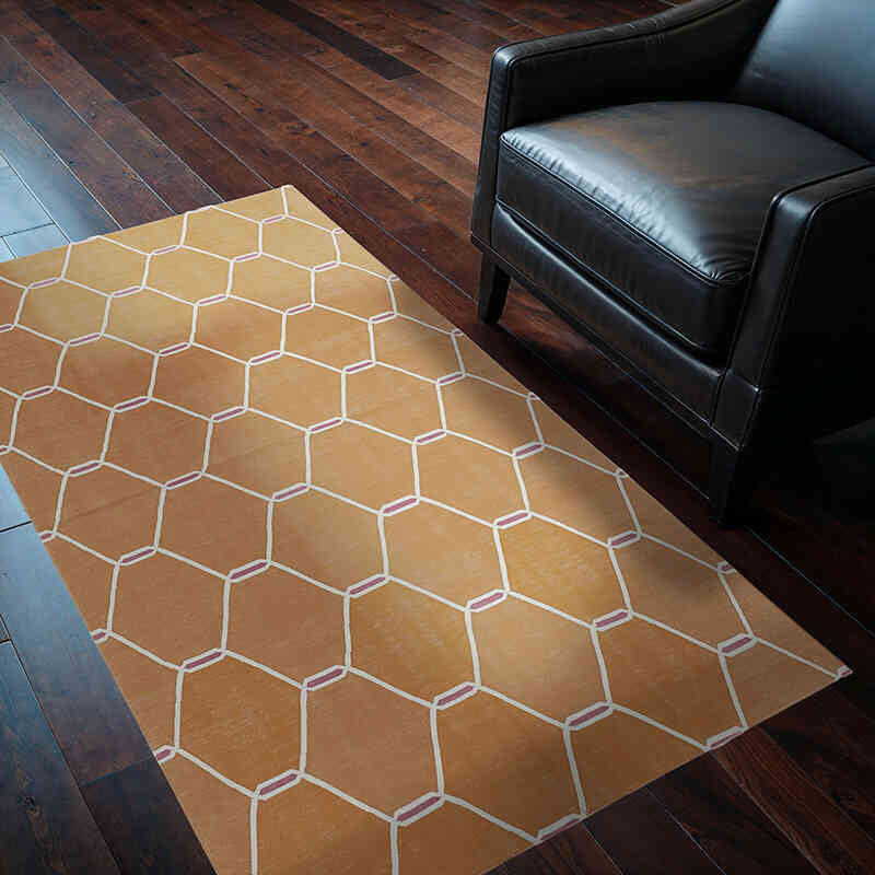 Nueva alfombra Dhurrie - 106 cm x 168 cm - K0037431