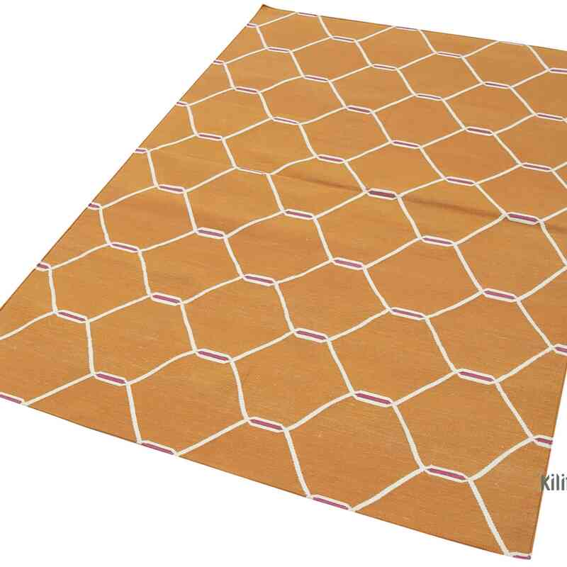 Nueva alfombra Dhurrie - 112 cm x 171 cm - K0037441