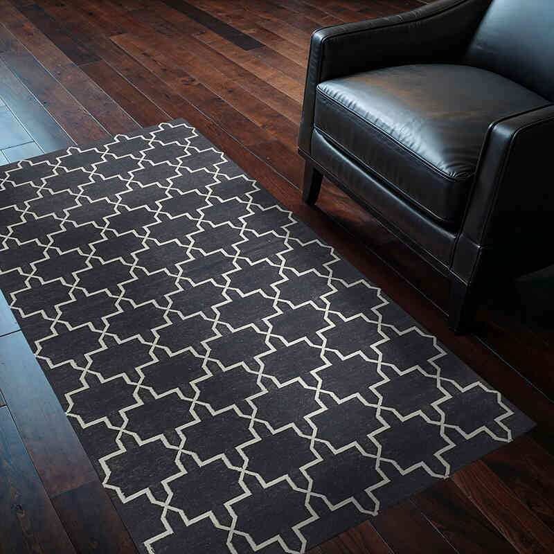 Nueva alfombra Dhurrie - 106 cm x 169 cm - K0037445