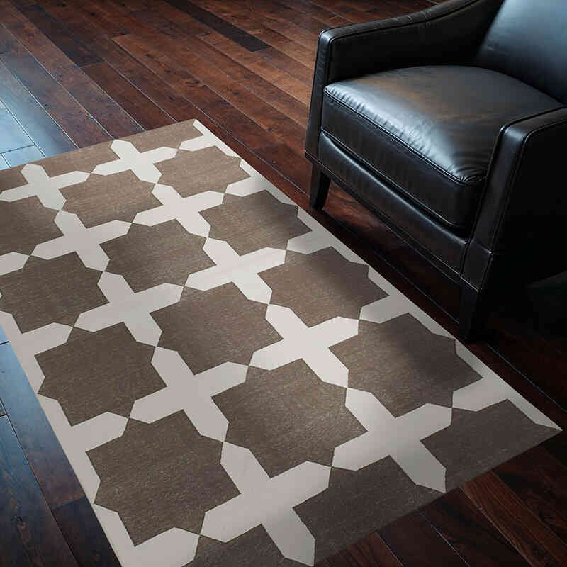 Nueva alfombra Dhurrie - 115 cm x 170 cm - K0037447