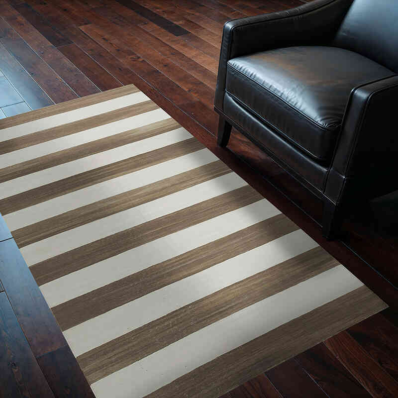 New Dhurrie Rug - 3' 6" x 5' 5" (42" x 65") - K0037448