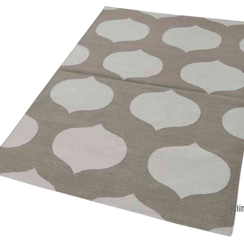 New Dhurrie Rug - 3' 6" x 5' 5" (42" x 65") - K0037452
