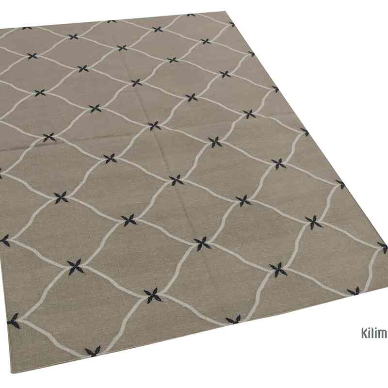Nueva alfombra Dhurrie - 110 cm x 163 cm - K0037453