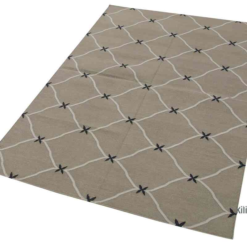 Nueva alfombra Dhurrie - 110 cm x 163 cm - K0037453