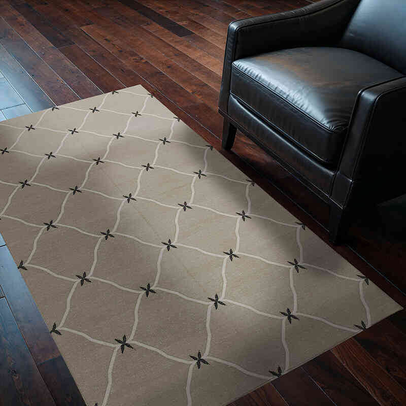 Nueva alfombra Dhurrie - 110 cm x 163 cm - K0037453